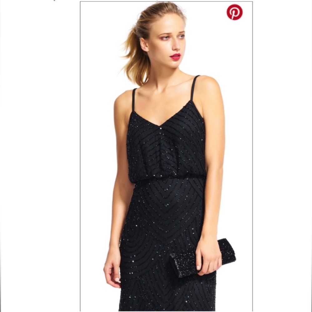 Adrianna Pappel Sequined Gown
